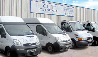 HBCL Coldstores fleet of vans